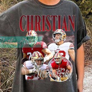Vintage Christian Mccaffrey Shirt, Mccaffrey Football Comfort Colors Shirt, Mcca